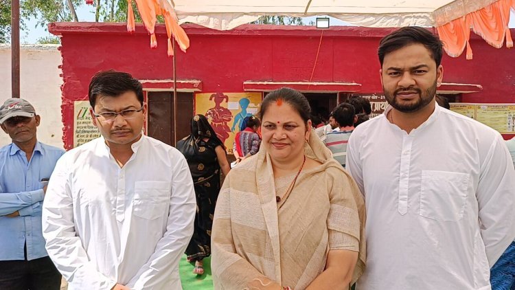 कांग्रेस प्रत्याशी नीलम अभय मिश्रा ने जताया आभार